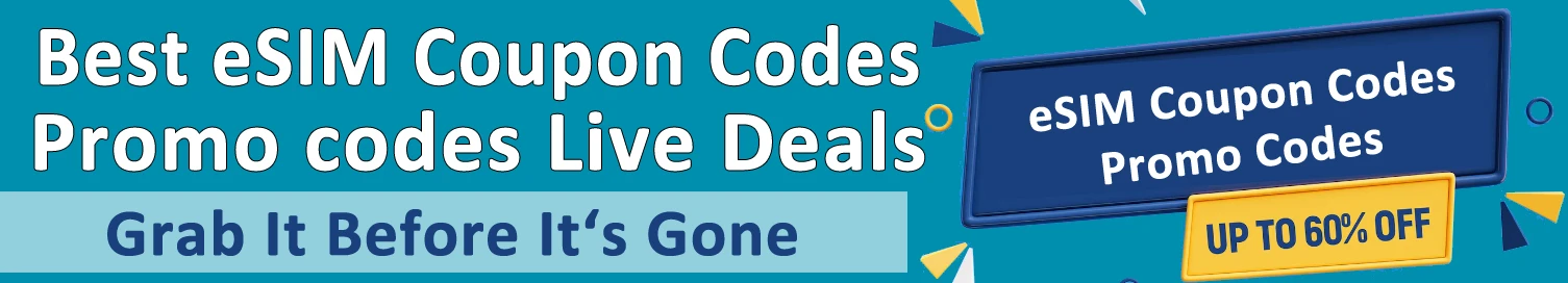 Best esim coupon codes promo codes and live deals are here. Get it before it's gone
