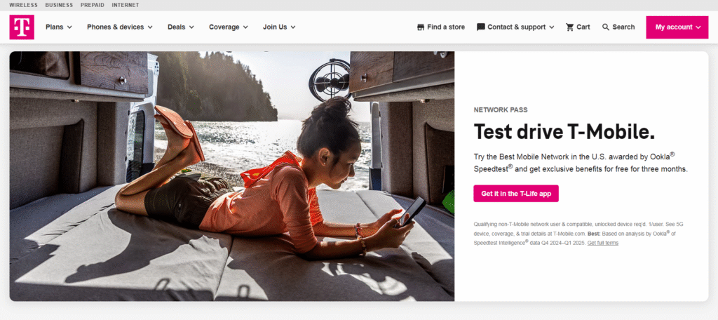 T-Mobile’s Network Pass free eSIM trial no credit card required
