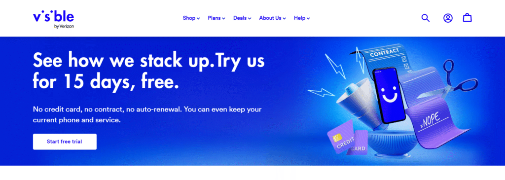 Visible by Verizon Free eSIM trail for 15 Days