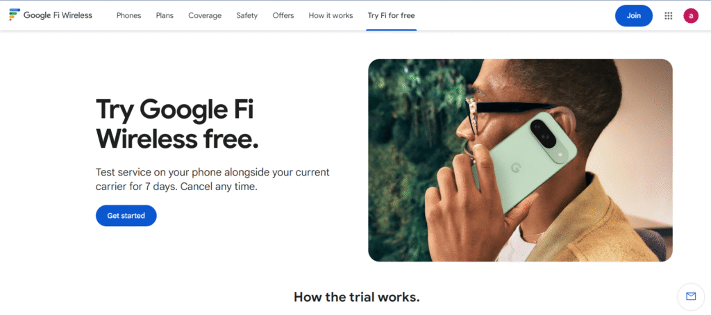 Google Fi 7 Days of Free eSIM trail