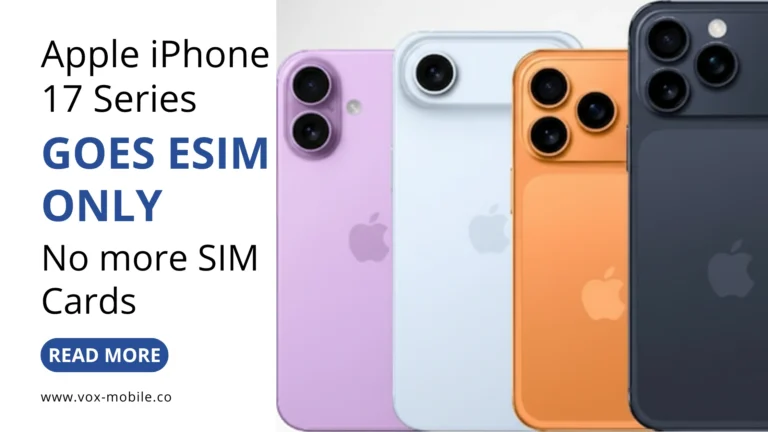 Iphone 17 series launched with only eSIM support
