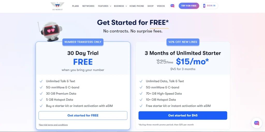 us mobile free esim service