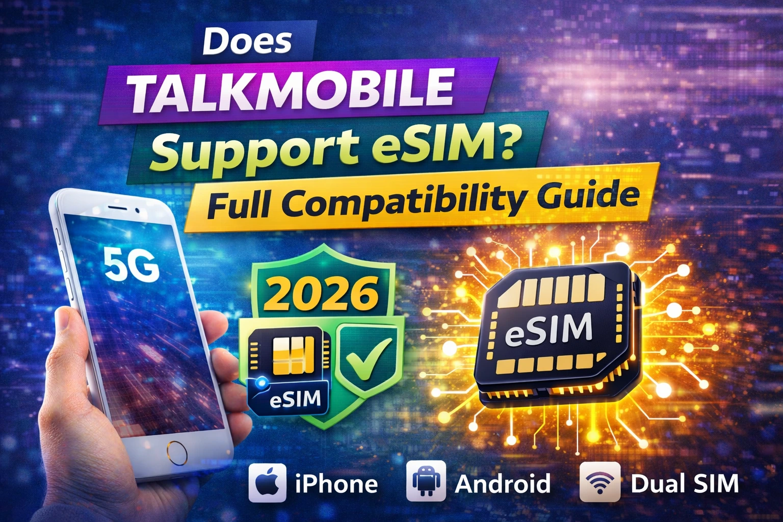 does Talkmobile support eSIM in 2026 ?