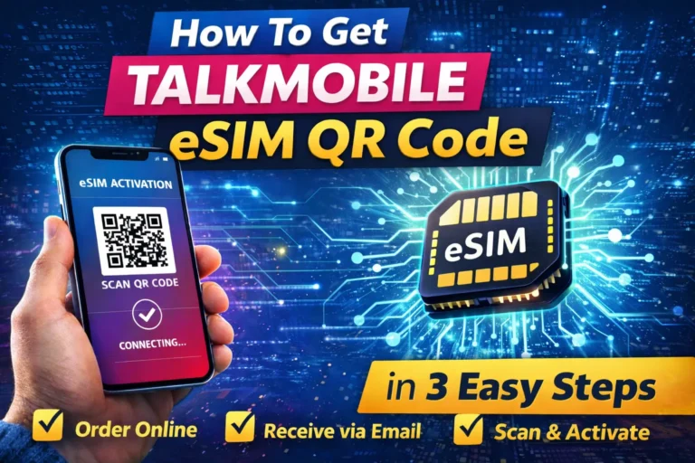 How to Get Talkmobile eSIM QR Code and Activate It Step by Step