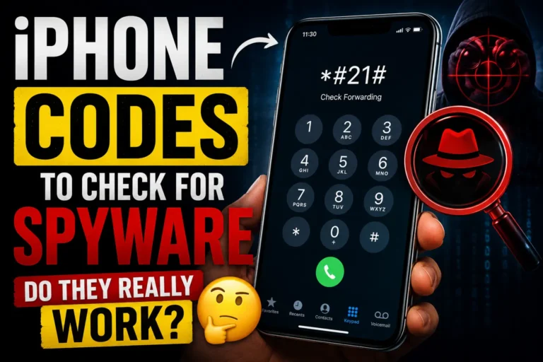 iphone codes to check for spyware